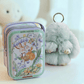 🐰 Ręcznie robiony miękki brelok do kluczy w kształcie króliczka z pomponem – imitacja futra i uroczy dodatek do torebki