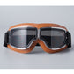 Vintage kask gogle gogle gogle motocyklowe