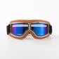 Vintage kask gogle gogle gogle motocyklowe