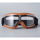 Vintage kask gogle gogle gogle motocyklowe