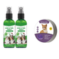 🍃 Naturalny spray przeciw pchłom i kleszczom dla psów i kotów 🐾 Chroń swojego ukochanego pupila przed szkodnikami 🐶🐱✨