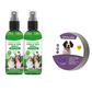 🍃 Naturalny spray przeciw pchłom i kleszczom dla psów i kotów 🐾 Chroń swojego ukochanego pupila przed szkodnikami 🐶🐱✨