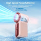 🌀 50% ZNIŻKI – Im więcej kupisz, tym więcej zaoszczędzisz! 💨📱✨! 🔥 Mini wentylator ręczny z wyświetlaczem LED i 5 prędkościami – szybkie ładowanie przez USB, kieszonkowy i poręczny. Idealny na upały, do biura, podróży i codziennego użytku.  💨📱✨