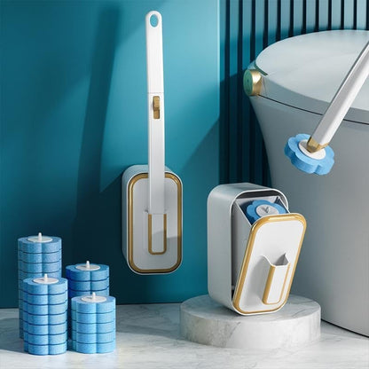 🚽Innowacyjny zestaw szczotek toaletowych do montażu na ścianie