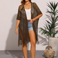 🔥 OGRANICZONA CZASOWO !! 😍 Oversize'owy, dzianinowy kardigan dla kobiet – lekka, szydełkowa narzutka z frędzlami w stylu kimono – na wiosnę i lato 🌸