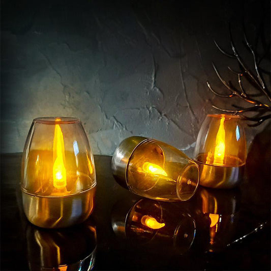 🕯️ Świece LED nastrojowe światło - zasilane energią słoneczną