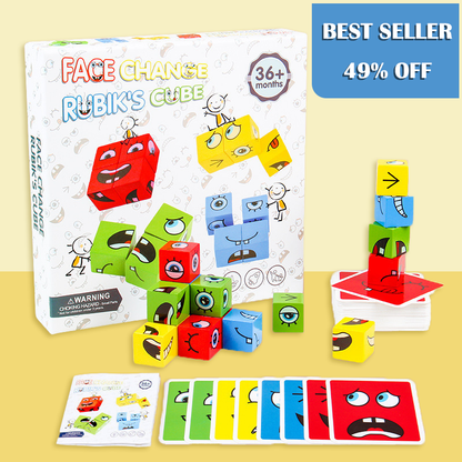 🌟5D EmoMorph Puzzle 2025 | Interaktywna Gra Rodzinna z Facetransform™ | Edukacja Emocji 3+