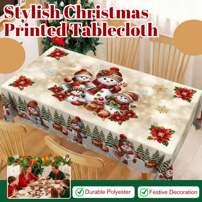 ✨Nowości świąteczne✨Stylowy obrus z nadrukiem świątecznym