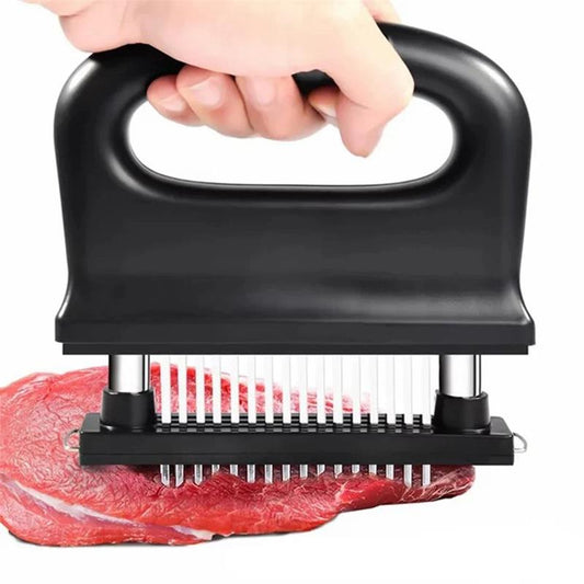 👨‍🍳👍 Miękczacz do mięsa z 48 nożami ze stali nierdzewnej 🍖🔪