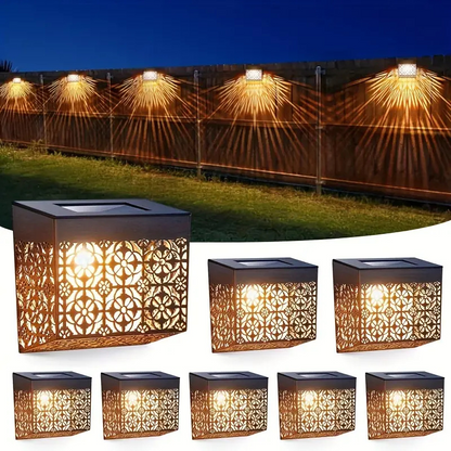 Kinkiety LED zasilane energią słoneczną do ścieżek i ogrodów☀️