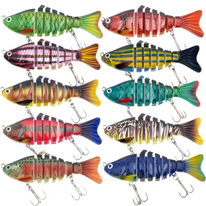 🎣 Wielosegmentowa bioniczna przynęta wędkarska do pływania🐟