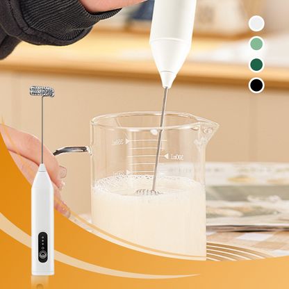 🎁 1+1 GRATIS!! ☕Przenośny spieniacz do mleka – elektryczny, szybki i łatwy w obsłudze – idealny do domu i w podróży☕🥛