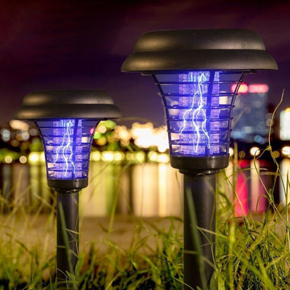 ✨Letnia promocja – ograniczona dostępność i czas trwania – 50% zniżki✨🚫🦟Lampa przeciwmuchowa Solar Mosquito Zapper z wbijanym uchwytem