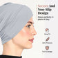 🧕 Elastyczny turban w stylu indyjskim – z fałdami z przodu | Do jogi, podróży, spania, imprez🎁