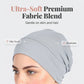 🧕 Elastyczny turban w stylu indyjskim – z fałdami z przodu | Do jogi, podróży, spania, imprez🎁
