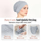 🧕 Elastyczny turban w stylu indyjskim – z fałdami z przodu | Do jogi, podróży, spania, imprez🎁