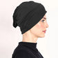 🧕 Elastyczny turban w stylu indyjskim – z fałdami z przodu | Do jogi, podróży, spania, imprez🎁