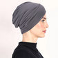 🧕 Elastyczny turban w stylu indyjskim – z fałdami z przodu | Do jogi, podróży, spania, imprez🎁