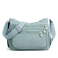 👜🌿 Nylonowa torba crossbody z wieloma kieszeniami — lekka, wodoodporna, idealna na każdą przygodę