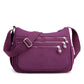 👜🌿 Nylonowa torba crossbody z wieloma kieszeniami — lekka, wodoodporna, idealna na każdą przygodę
