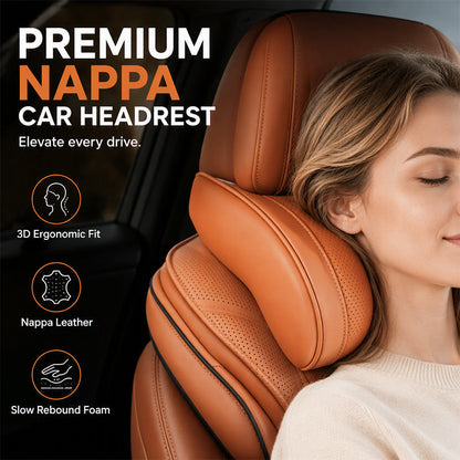 🚗💤Poduszka Pod Szyję do Samochodu z Pianki Memory – Ergonomiczna, Uniwersalna, na Długie Podróże