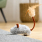 🐱 Inteligentna elektryczna myszka dla kota – automatycznie poruszająca się, interaktywna, z możliwością ładowania, dla kotów domowych ⏰